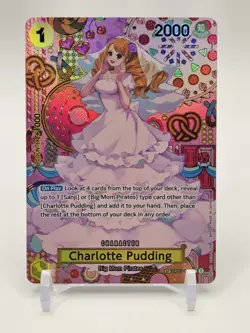 One Piece Charlotte Pudding OP03-112 Pillars of Strength Alternate Art SP (LP) - Image 1