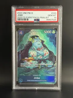 One Piece 2023 Event Pack Finalist #030 Jinbe PSA 10 - Image 1