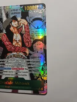 Mihawk OP14-119 SEC Manga Alt Art The Azure Sea's Seven ONE PIECE ENGLISH - Image 2