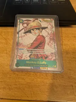 Monkey.D.Luffy OP13-118 Secret Rare Alt Art Foil Carrying on His Will - Image 1
