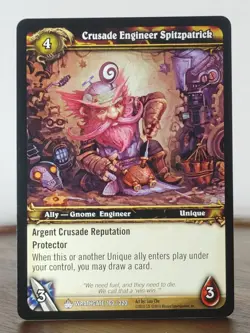 Crusade Engineer Spitzpatrick - Wrathgate - singles - 160/220 - WoW TCG - Image 3