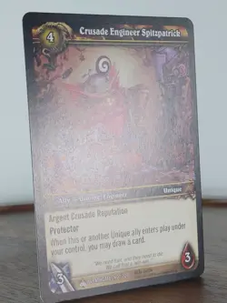 Crusade Engineer Spitzpatrick - Wrathgate - singles - 160/220 - WoW TCG - Image 4