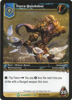 World Of Warcraft CCG BLOOD OF GLADIATORS 2009 Individual Trading Cards - Image 4