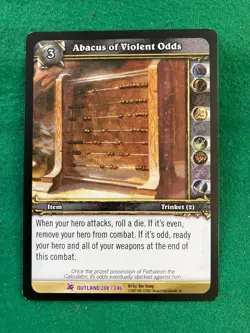 WORLD OF WARCRAFT, WOW CCG/TCG - (FIRES OF OUTLAND) SINGLE CARDS - Image 2
