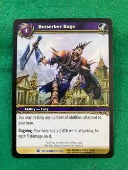 WORLD OF WARCRAFT, WOW CCG/TCG - (FIRES OF OUTLAND) SINGLE CARDS - Image 4