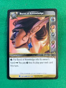 WORLD OF WARCRAFT, WOW CCG/TCG - (FIRES OF OUTLAND) SINGLE CARDS - Image 5