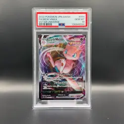 2022 POKEMON JPN SWORD & SHIELD VSTAR UNIVERSE #054 FULL ART/MEW VMAX PSA 10 - Image 3