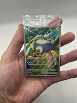 CRIMPED ERROR 051 Snorlax ETB Promo Pokemon TCG 151 Sealed Illustration Rare - Image 3