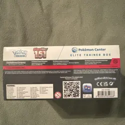 Pokemon Center Elite Trainer Box ETB Scarlet & Violet Pokemon 151 TCG SEALED NEW 820650854668 - Image 4