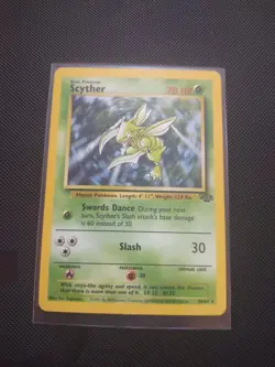 Pokemon TCG Jungle Scyther 26/64 Non-Holo Rare Unlimited LP - Image 1