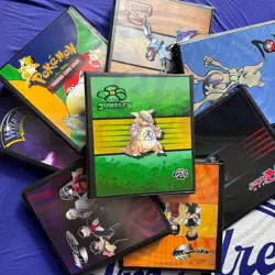 Vintage Style Pokemon Jungle Binder | Jungle Era TCG Binder 9‑Pocket Portfolio - Image 1
