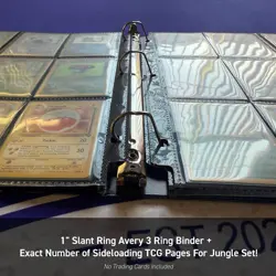 Vintage Style Pokemon Jungle Binder | Jungle Era TCG Binder 9‑Pocket Portfolio - Image 3