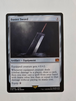 Buster Sword - M0255 - Regular - NM - Final Fantasy Magic the Gathering - Image 1