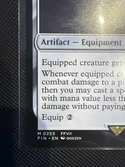 Buster Sword M0255 Final Fantasy MTG Magic the Gathering NM Fresh Pull - Image 2