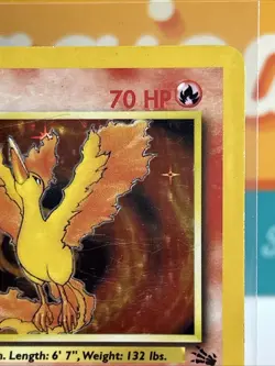 Moltres #12 Holo Rare Pokemon TCG Fossil 1999 HP Heavily Played - Image 5