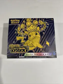 Pokemon TCG Scarlet & Violet Surging Sparks Elite Trainer Box ETB Factory Sealed - Image 1