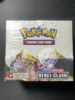 Sword and Shield Rebel Clash Booster Box Pokemon TCG Factory Sealed - Image 1