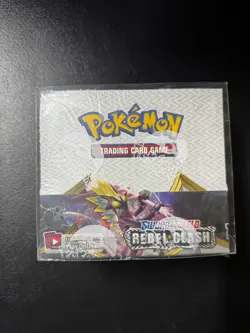 Pokemon TCG Sword and Shield Rebel Clash Booster Box Factory Sealed - Image 1