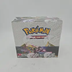 POKEMON TCG SWORD & SHIELD SWSH02: REBEL CLASH BOOSTER BOX : Factory Sealed - Image 1