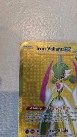 Pokemon TCG Iron Valiant ex 261/182 Holo Hyper Rare Paradox Rift NM - Image 2