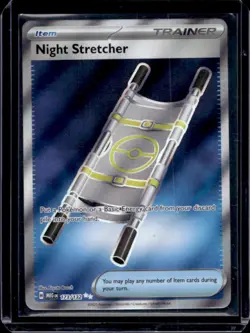 2025 Pokemon Mega Evolution MEG EN Night Stretcher Ultra Rare #173/132 - Image 1