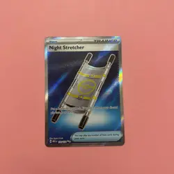 Night Stretcher 173/132 NM Ultra Rare Full Art Mega Evolution Pokemon Card TCG - Image 1