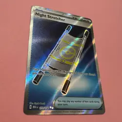 Night Stretcher 173/132 NM Ultra Rare Full Art Mega Evolution Pokemon Card TCG - Image 3