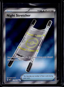 2025 Pokemon Mega Evolution MEG EN Night Stretcher Ultra Rare #173/132 - Image 1