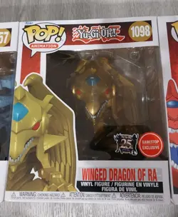 Yugioh Funko Pop! Egyptian God Lot Obelisk, Slifer, Wing Dragon Ra - Image 3