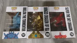 Yugioh Funko Pop! Egyptian God Lot Obelisk, Slifer, Wing Dragon Ra - Image 5