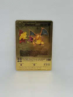Charizard Power Energy Gold Foil Card - Image 1