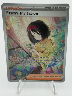 Pokemon TCG SV Scarlet & Violet 151 Erika's Invitation Card #203/165 NM - Image 1