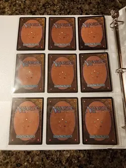 Vintage Magic The Gathering Binder Collection Card Lot MTG 1993-2003 Rares - Image 2