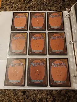 Vintage Magic The Gathering Binder Collection Card Lot MTG 1993-2003 Rares - Image 5