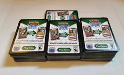 450 Pokemon TCG Live Online Code Cards UNUSED - S&V + Mega Evo - Image 1