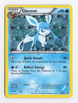 Glaceon BW90 Cosmos Foil Holo Black White Promo Pokemon Card MP - Image 1