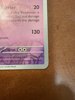Pokemon Mewtwo TCG Scarlet & Violet 151 Reverse Holo Rare Card 150/165 NM - Image 5