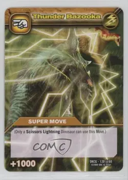 2008 Dinosaur King Trading Card Game Series 1: Thunder Bazooka #DKCG-120 - Image 1