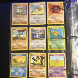Vintage Pokemon Binder 216 Cards - Image 2