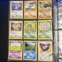 Vintage Pokemon Binder 216 Cards - Image 4