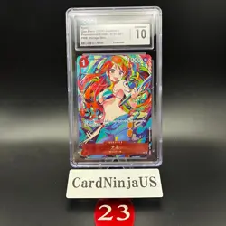 CGC GEM MINT 10 Nami C ST01-007 PROMO THE BEST Storage Box Set One Piece Card 23 - Image 1