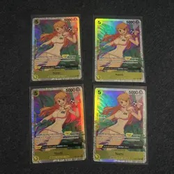 Nami OP08-106 SR4x Playset Two Legends One Piece Card Game English NM - Image 1