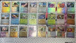 Pokemon Prismatic Evolutions Pokeball Reverse Holo Card Lot NM (44) - Image 1