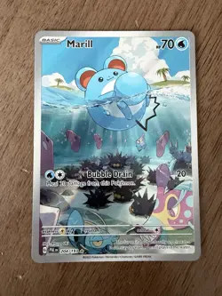 Pokemon TCG Paldea Evolved Marill Illustration Rare Card 204/193 - Image 1