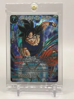 Dragon Ball Super Card Ultra Instinct -Sign- Son Goku Cross Worlds SPR BT3-033 - Image 1