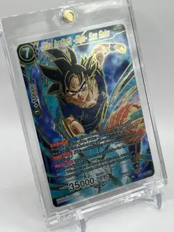 Dragon Ball Super Card Ultra Instinct -Sign- Son Goku Cross Worlds SPR BT3-033 - Image 2