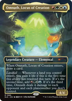Foil Omnath, Locus of Creation (Rainbow Foil) Secret Lair Drop Series LP 1686 - Image 1