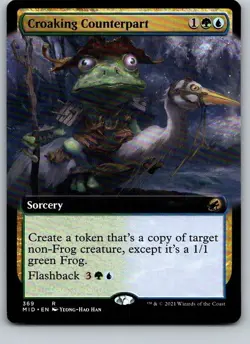 Croaking Counterpart (Extended Art) Innistrad: Midnight Hunt Foil - Image 1