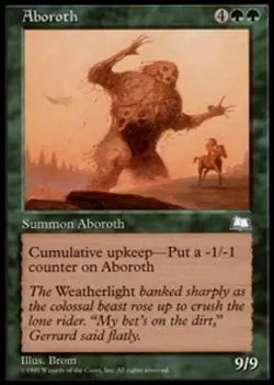 1x Aboroth Light Play, English Weatherlight MTG Magic - Image 1