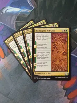 Binding the Old Gods x 4 | 7% Off 2+ | Duskmourn: House of Horror | NM | MTG - Image 1